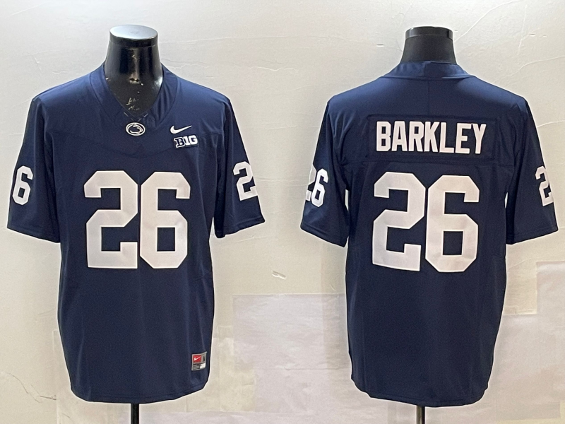 Men Philadelphia Eagles #26 Barkley blue 2025 Nike NFL jersey style 2